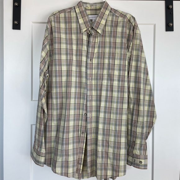 Cutter & Buck Plaid Dress Shirt Men’s XL - Picture 2 of 4
